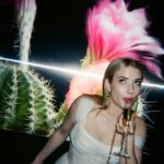 Emma Roberts Instagram – champagne problems 🍾