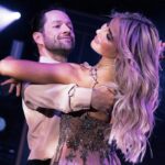 Emma Slater Instagram - I love dancing with @pashapashkov, he is a person of effortless peace and when we dance together I feel so grounded. Very glad this photo was captured because every time we get to this moment in the dance I always have the same thoughts, they are of joy and kindness and I know it’s because I walked into Pashas energy 🤍