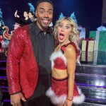 Emma Slater Instagram - SURPRISE!!! The best Holiday gift 🥹🙏🏻 I got to dance with my champion again tonight 🙌🏻 grateful for this lifetime bond even if he loves to wind me up 😂 @rashadjennings #shadsquad #forlife