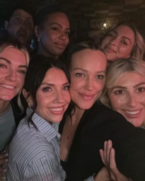 Emma Slater Instagram - Celebrating @jennajohnson last night. Was such a good night, my voice is gone from too much Karaoke!! 🎤 How lucky am I to have these people in my life. Happy 30th birthday Jenski, I bloody love you 🥰