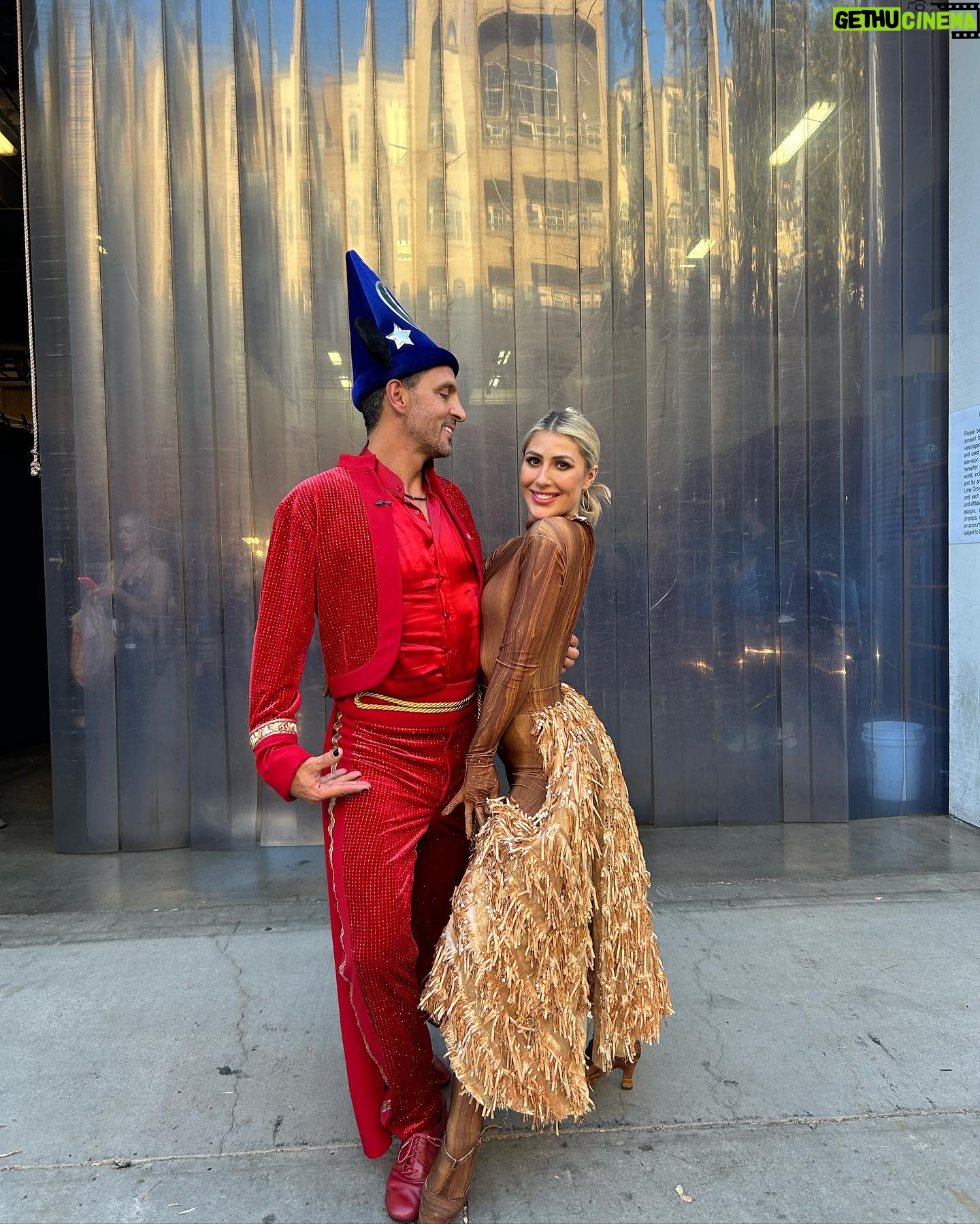 Emma Slater Instagram - Itβs Disney night on @dancingwiththestars!! How do you like our Fantasia inspired Paso outfit?! PLEASE VOTE!! RIGHT NOW text Mauricio x10 to 21523 and vote online at the link in the bio, we need your vote to be safe and continue this amazing dancing experience!! β¨ππ» many many thanks you guys