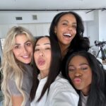 Emma Slater Instagram - Girls brunch 😃 had @charitylawson, @brittbenae & @koko_iwasaki round for breakfast and it was the best morning. Love these ladies!! 😍 Oh and then our supervising producer @adamraia and the whole crew just showed up, psh so rude. I mean, moving my furniture around and eating my pastries, gees Adam, I only got eggs for 4 people 😜 @dancingwiththestars life!
