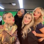 Emma Slater Instagram – Red lips for Galentines day. Love these beautiful girls ❤️❤️❤️🙏🏻