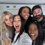 Emma Slater Instagram - Girls brunch 😃 had @charitylawson, @brittbenae & @koko_iwasaki round for breakfast and it was the best morning. Love these ladies!! 😍 Oh and then our supervising producer @adamraia and the whole crew just showed up, psh so rude. I mean, moving my furniture around and eating my pastries, gees Adam, I only got eggs for 4 people 😜 @dancingwiththestars life!