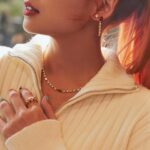 Emma Wu Instagram - “Layered X Elle collection” 紅色的火焰❤️🔥 金色的光芒❤️✨ 2024讓我感覺到… 一定會展開各種新的篇章 讓我好好準備期待著😳😳😳 @shoplayered @elletaiwan #shoplayered