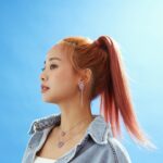 Emma Wu Instagram - 看到氣球我就會想到天空☁️🎈 那種感覺是… 自由自在 無拘無束 是讓我嚮往的。 這次“Collection Valentine” 系列… 增添了許多絢爛繽紛的氣息🩷 🎈全台APM Monaco專櫃均有販售🎈 @apmmonaco #apmmonaco #chicfashionsmile
