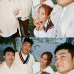 Emma Wu Instagram - 跟同學們的鳴日號一日遊🩷🩷🩷 #鳴日號 #嗨營業中高中部門 #覺得誰最適合穿制服請在下方留言