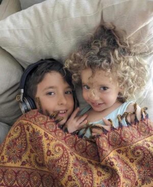 Emmanuelle Chriqui Instagram - Yahel (3 years old) and Naveh (8 years old) are finally home. Just so we are clear: these kids were asleep in their beds when they were violently taken hostage by a terrorist  organization. Hamas still holds many innocent men women and children hostage. 🇮🇱 #BringThemAllHome