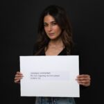 Emmanuelle Chriqui Instagram - I stand with Jewish youth against all forms of antisemitism. Antisemitic comments have no place in a healthy and free society. I nominate @jewishlyliz @heyitsjencohn and @rootsmetals to join this campaign and show unity with all those who have been deeply affected by the rise in Antisemitism worldwide, especially on college campuses in recent weeks. Post a photo of yourself holding a sign, with examples of some of the devastating messages of hate you may have faced in the past, and tag 2 friends to spread the word… Never Forget, Always Remember, and importantly, we must continue to educate and rise above in the face of hate, together and through positive initiative. 🙏: @jewstalkjustice @jewishjournal 📸: @zushagoldin #artistsagainstantisemitism #yomhashoah #neveragain