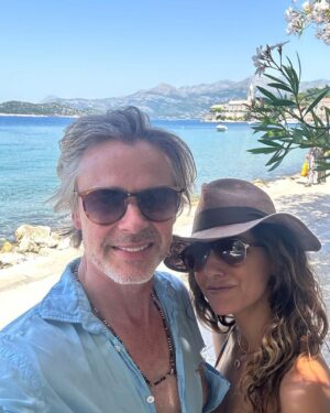 Emmanuelle Chriqui Instagram - Ahhhh #ff to 5 magical days in Dubrovnik, Croatia.. this place has been on my bucket list forever and it did not disappoint!! Walking around the old town and getting lost in the alley ways finding the perfect place to eat ( everywhere was amazing and hands down best seafood pasta I have ever had!! ) Every view was stunning and swimming in the Adriatic Sea was heavenly.. we took a boat ride and visited the islands and swam in the green cave. We had the best skipper- Tom who took us to see places and swim in the most gorgeous unpopulated coves, and visited the most charming town of Lopud.. I look so forward to discovering the rest of Croatia because there is so much more splendor to see! Traveling with my love @samtrammellofficial was a dream as always…  Wishing you an amazing weekend ahead. #HappyFriday and #ShabbatShalom❤️ 📸 @samtrammellofficial