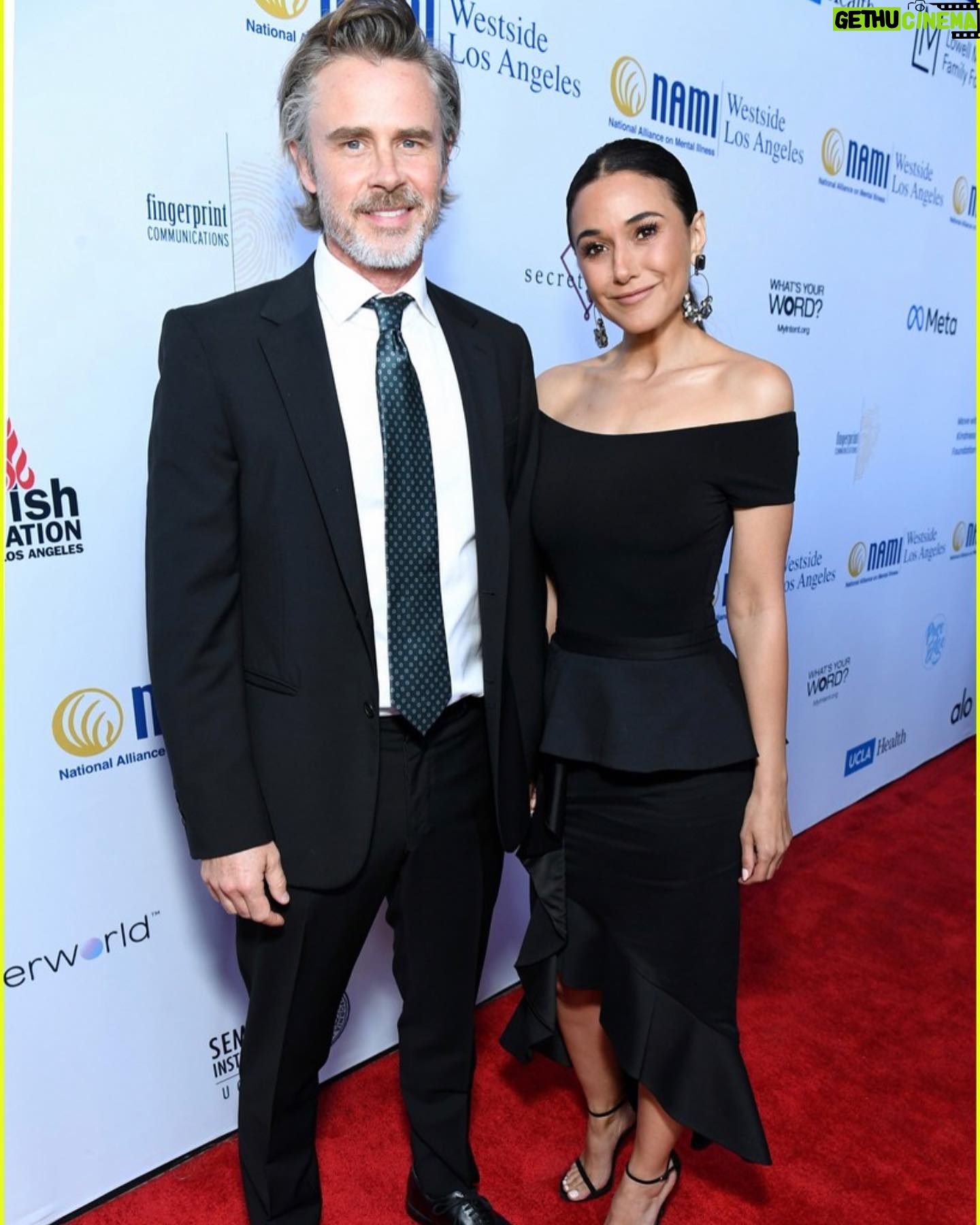 Emmanuelle Chriqui Instagram - What a moving and meaningful evening at the @namiwla Gala for Mental Health. Conversations about mental health are not just important but imperative.. so many wonderful people were honored including @sir_twitch_alot My beautiful bestie @jennadewan presented to @allisonholker and @weslierboss Two women that embody strength, grace and courage..#mentalhealthawareness photo’s courtesy of @justjared 🙏🏽