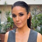 Emmanuelle Chriqui Instagram - Last night at the @fashiontrustus awards. Such a wonderful night celebrating up and coming designers Thank you to my incredible glam ❤️ Styled @micahmarcus ( loved my @mimchik_ suit and trench) Hair @josephchase Make up @makeupbyorlando