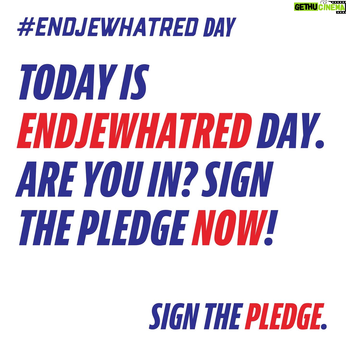 Emmanuelle Chriqui Instagram - Today is End Jew Hatred Day. If you haven’t signed the pledge yet, today is the day you sign and let Canada know that hate will NEVER be tolderated. Thank you @echriqui for standing with us! (1) SIGN THE PLEDGE! ***LINK IN BIO*** (2) Change your profile pic and share with your community. #EndJewHatredNow #EndJewHatredDay #EndJewHatred