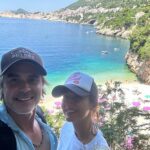 Emmanuelle Chriqui Instagram - Ahhhh #ff to 5 magical days in Dubrovnik, Croatia.. this place has been on my bucket list forever and it did not disappoint!! Walking around the old town and getting lost in the alley ways finding the perfect place to eat ( everywhere was amazing and hands down best seafood pasta I have ever had!! ) Every view was stunning and swimming in the Adriatic Sea was heavenly.. we took a boat ride and visited the islands and swam in the green cave. We had the best skipper- Tom who took us to see places and swim in the most gorgeous unpopulated coves, and visited the most charming town of Lopud.. I look so forward to discovering the rest of Croatia because there is so much more splendor to see! Traveling with my love @samtrammellofficial was a dream as always… Wishing you an amazing weekend ahead. #HappyFriday and #ShabbatShalom❤️ 📸 @samtrammellofficial