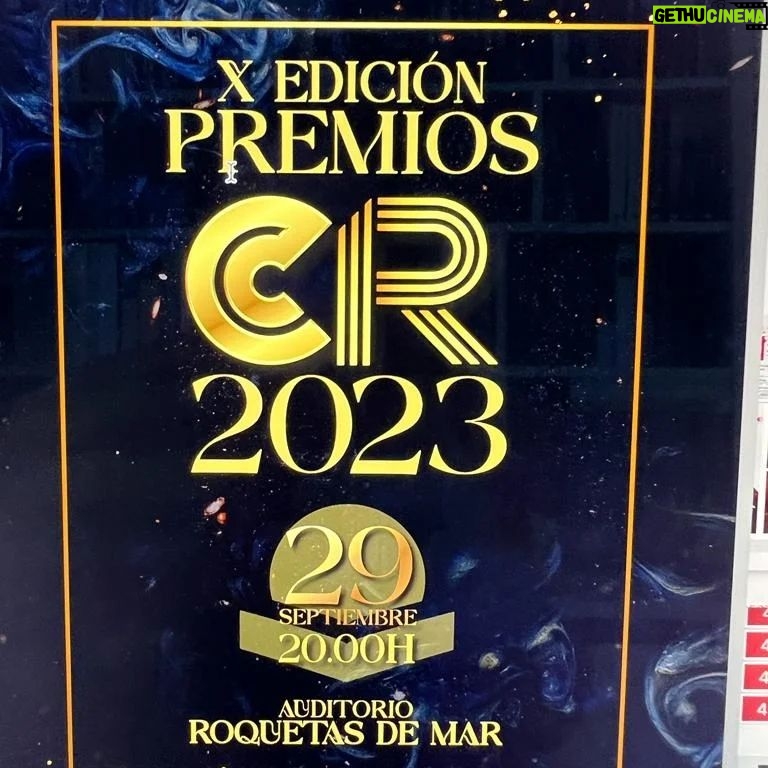Enrique Arce Instagram - disfrutando un año más de los @#premioscirculorojo en Almería. Gracias @albercerezuela por invitarme a participar en esta maravillosa gala literaria un año más