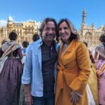 Enrique Arce Instagram - Un verdadero honor y un privilegio enorme como valenciano, , poder haber disfrutado, desde el balcón del Ayuntamiento por primera vez en mi vida, de esta espectacular mascletá y de compartirlo junto a las falleras mayores 2024 y sus respectivas cortes de honor y la alcaldesa de Valencia Maria José Catalá, precisamente en el día de su cumpleaños. Gracias a mi querido Sergio Arlandis, Director Gral de Cultura de la Generalitat, por tan generosa invitacion. Que Visquen les Falles!!!