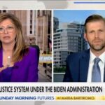 Eric Trump Instagram – Yesterday morning, I joined @mariabartiromo on @sundayfutures. Americans are fed up with the corrupt games the left continue to play and they know we cannot continue down this path.