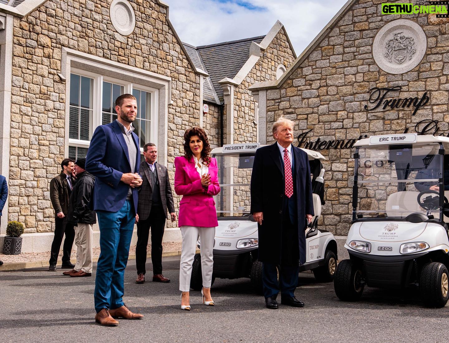 Eric Trump - 36.8K Likes - My father and I are on our way back from a phenomenal visit to @trumpscotland, @trumpturnberryscotland and @trumpdoonbeg. From breaking ground on the new MacLeod Course at Trump Scotland to an exceptional Welcome Ceremony and visit with the team at Trump Turnberry to experiencing Irish tradition and charm at Trump Doonbeg, this was a truly momentous occasion!