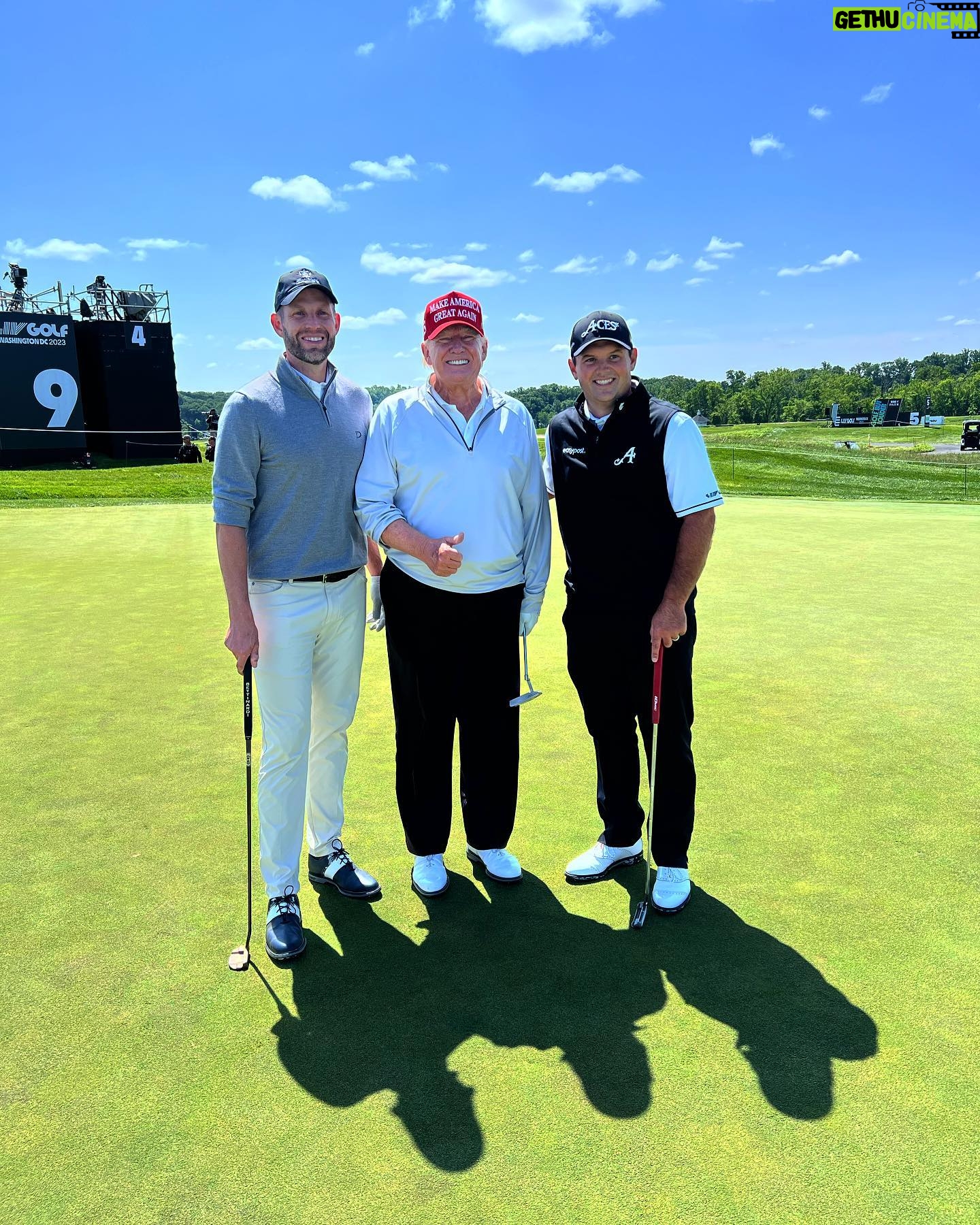 Eric Trump - 48.6K Likes - An amazing day playing in the @livgolf_league Pro-Am with @realdonaldtrump and @preedgolf! Ready for a great weekend of golf at @trumpgolfdc