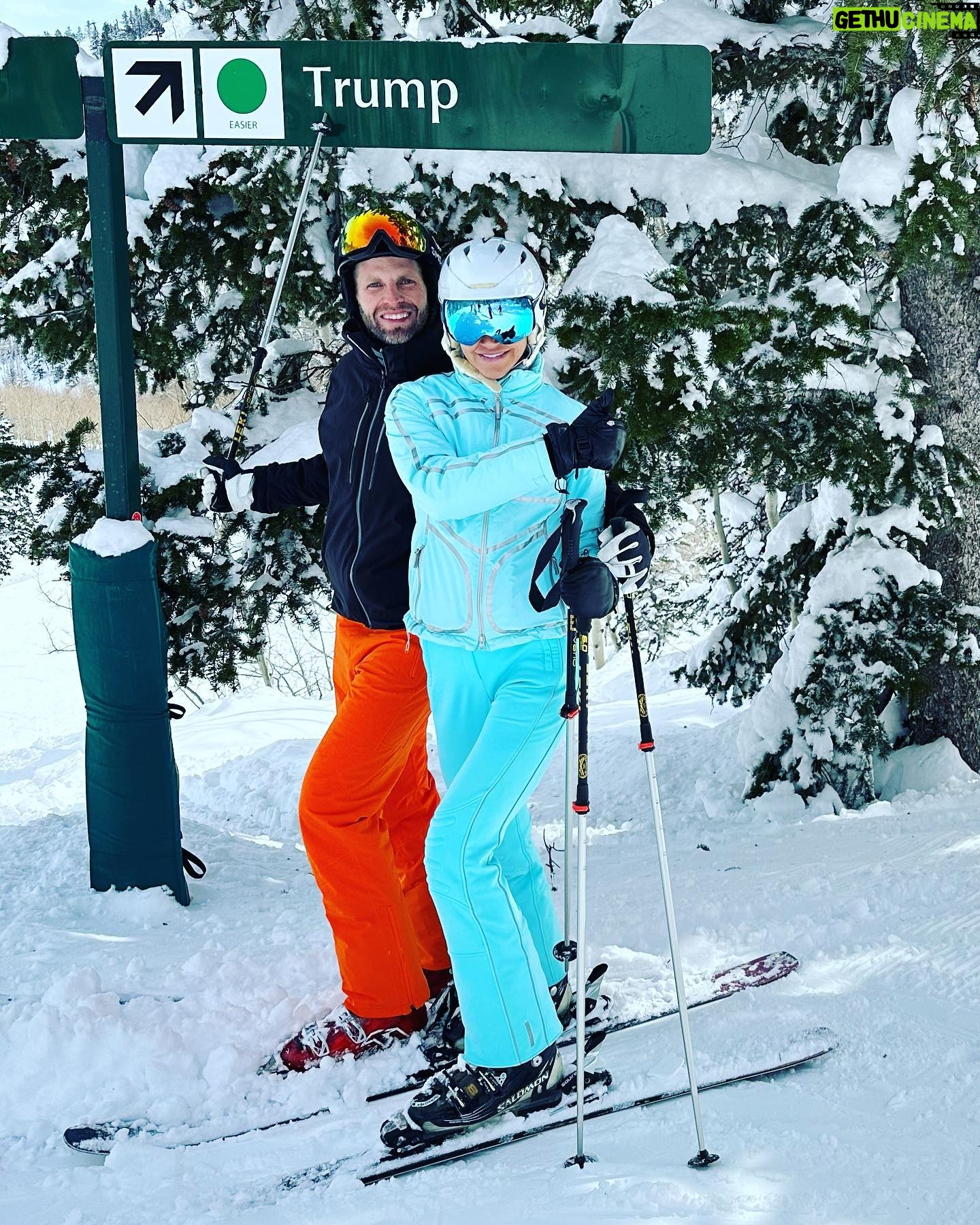 Eric Trump Instagram - The best ski run in the west! #LFG @laraleatrump