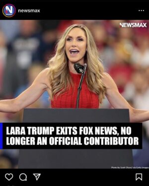 Eric Trump Instagram - I am so incredibly proud of @laraleatrump. She built an unbelievable following, represented herself with incredible grace and dignity and was truly loved by her colleagues and millions across America. Politics can be “complicated” but Lara is a rockstar in front of the camera, in the gym, as a mom and as a wife. She is incredible on every front and is such a solid voice to so many women across our country. I am proud of her and I can’t wait to be by her side for her next adventure!