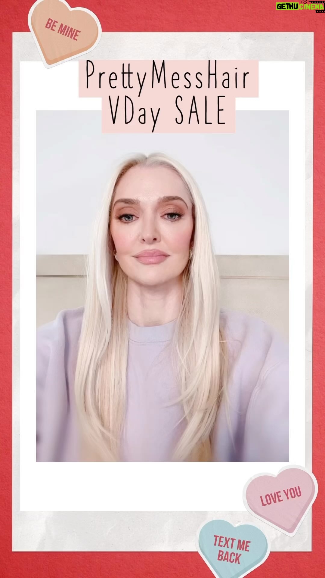 Erika Jayne Instagram - Head over to prettymesshair.com! Big Valentine’s day sale happening!! đŸ’•