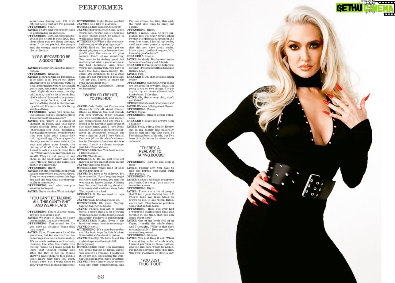 Erika Jayne Instagram - @InterviewMag ✨🩷 Read the interview here! 🎲#BetItAllOnBlonde #linkinstories 📸 @richieleedavis