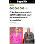 Erika Jayne Instagram – 🥳💕💫🎉✨
Thank you to my friends that have stood beside me. All I asked for was time and understanding. 
Link in my stories. 💋