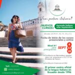 Erika Toa Russo Instagram - Vuoi parlare italiano? Vieni al @centroculturaleitalianoquito 😜 En septiembre, empieza un nuevo año academico a lo italiano🇮🇹 ¡¡Inscripciones ya abiertas!! Nuevos Cursos para principiantes nivel A1, en modalidades presenciales y online! . Horarios en la mañana (13/09), tarde (13/09) y en la noche (20/09) . -no cobramos matricula- Más info por D.M. o contáctanos via whatsapp al 0998784651☎️ Entérate de las modalidades de pago y descuentos! . . . #imparareitaliano #Toa #ToaCultural #ToaItaliano #cursosdeitaliano #Italia #aprenderitaliano #cursosenlinea #italiano #ItalianoenQuito