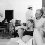 Erin Foster Instagram - If you choose to do a home birth you have to be really clear on why you want to do it, so that when the time comes when you’re begging to be taken to the hospital someone reminds you. My reason was that we did over 20 failed rounds of IVF and at some point in the process I just went numb. I stopped feeling the highs (there weren’t any) or the lows (there were too many). I stopped reacting after bad news or letting anyone talk to me about it. So when I was finally going to become a mom, I didn’t want to disconnect with medication. I wanted to feel her and have her feel me, and be filled with all the love hormones that would help me forget the pain I was in. It was THE hardest thing I’ve ever done, no contest. I had a plan to deliver in water surrounded by fresh flowers, but I unexpectedly hated the bath and tried to escape at one point and just crawled on the floor like an animal. Simon couldn’t make eye contact with me. But I was never scared. I never felt like I wasn’t safe at home, and that’s because of the unbelievable team around me and how much they prepared me for each moment. They created a perfect environment and from the moment I met them all, they empowered me. They refused to let me think that at 41 I couldn’t have the birth I wanted. After Noa was born they all banned together to make sure I was breast feeding properly, helped me choose a pediatrician, connected us to people to help with her tongue tie, and continue to be a flow of resources and support. We feel so lucky and grateful. No matter how hard the journey is, once you get to where you were aiming for, none of it matters. Also, I really regret asking moms why they don’t just sleep when the baby sleeps. I’m sorry for my ignorance ❤️