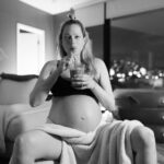 Erin Foster Instagram - Truly the most insane experience of my life, with the best ending. Noa Mimi Tikhman being nothing like her mother who is always late, arrived two weeks early at 4:41am on May 17th. Being totally unbiased I would say she’s perfect and super advanced already, and might be the first person I’ve met who prefers me to Simon. Gave birth to her au naturale in our bed like a beast, but also would have taken heroine in the moment if someone offered. Simon would like everyone to know he’s a warrior too ❤️