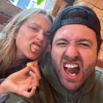 Erin Foster Instagram - It was beautiful to revisit my French roots in Montrèal, after spending 11th grade at a Swiss boarding school that gave me a pretentious personality I came back home with. Also I recently got in trouble for not posting favorite daughter outfits enough. Also Simon made fun of me in front of a Ferris wheel. Also, Simon manages Nickelback. Au Revoir!!