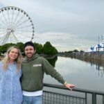 Erin Foster Instagram - It was beautiful to revisit my French roots in Montrèal, after spending 11th grade at a Swiss boarding school that gave me a pretentious personality I came back home with. Also I recently got in trouble for not posting favorite daughter outfits enough. Also Simon made fun of me in front of a Ferris wheel. Also, Simon manages Nickelback. Au Revoir!!