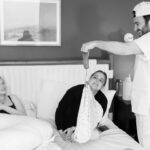 Erin Foster Instagram - If you choose to do a home birth you have to be really clear on why you want to do it, so that when the time comes when you’re begging to be taken to the hospital someone reminds you. My reason was that we did over 20 failed rounds of IVF and at some point in the process I just went numb. I stopped feeling the highs (there weren’t any) or the lows (there were too many). I stopped reacting after bad news or letting anyone talk to me about it. So when I was finally going to become a mom, I didn’t want to disconnect with medication. I wanted to feel her and have her feel me, and be filled with all the love hormones that would help me forget the pain I was in. It was THE hardest thing I’ve ever done, no contest. I had a plan to deliver in water surrounded by fresh flowers, but I unexpectedly hated the bath and tried to escape at one point and just crawled on the floor like an animal. Simon couldn’t make eye contact with me. But I was never scared. I never felt like I wasn’t safe at home, and that’s because of the unbelievable team around me and how much they prepared me for each moment. They created a perfect environment and from the moment I met them all, they empowered me. They refused to let me think that at 41 I couldn’t have the birth I wanted. After Noa was born they all banned together to make sure I was breast feeding properly, helped me choose a pediatrician, connected us to people to help with her tongue tie, and continue to be a flow of resources and support. We feel so lucky and grateful. No matter how hard the journey is, once you get to where you were aiming for, none of it matters. Also, I really regret asking moms why they don’t just sleep when the baby sleeps. I’m sorry for my ignorance ❤️