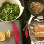 Erin Heatherton Instagram - Salmon. Watercress. Pumpkin seeds. Lemon. Olive oil. Salt and pepper. 😛🍴