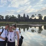 Erin Moriarty Instagram - Angkor Wat at sunrise ( my favorite new local friend).