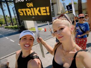 Erin Moriarty Instagram - The objective is not financial abundance. The objective is fairness. Fairness that manifests in basic, unambiguously justified rights. This applies to any industry that treats its workers according to antiquated terms. But: when you threaten our individual and collective humanity, we show the f*ck up with unprecedented solidarity. #sagaftrastrong #wgastrong #sagstrike #wgastrike @sagaftra
