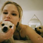 Erin Moriarty Instagram - His preferred method of transportation is my pocket; basically a series of straight up thirst traps (sorry but pet photos will always elicit most of my attention.)