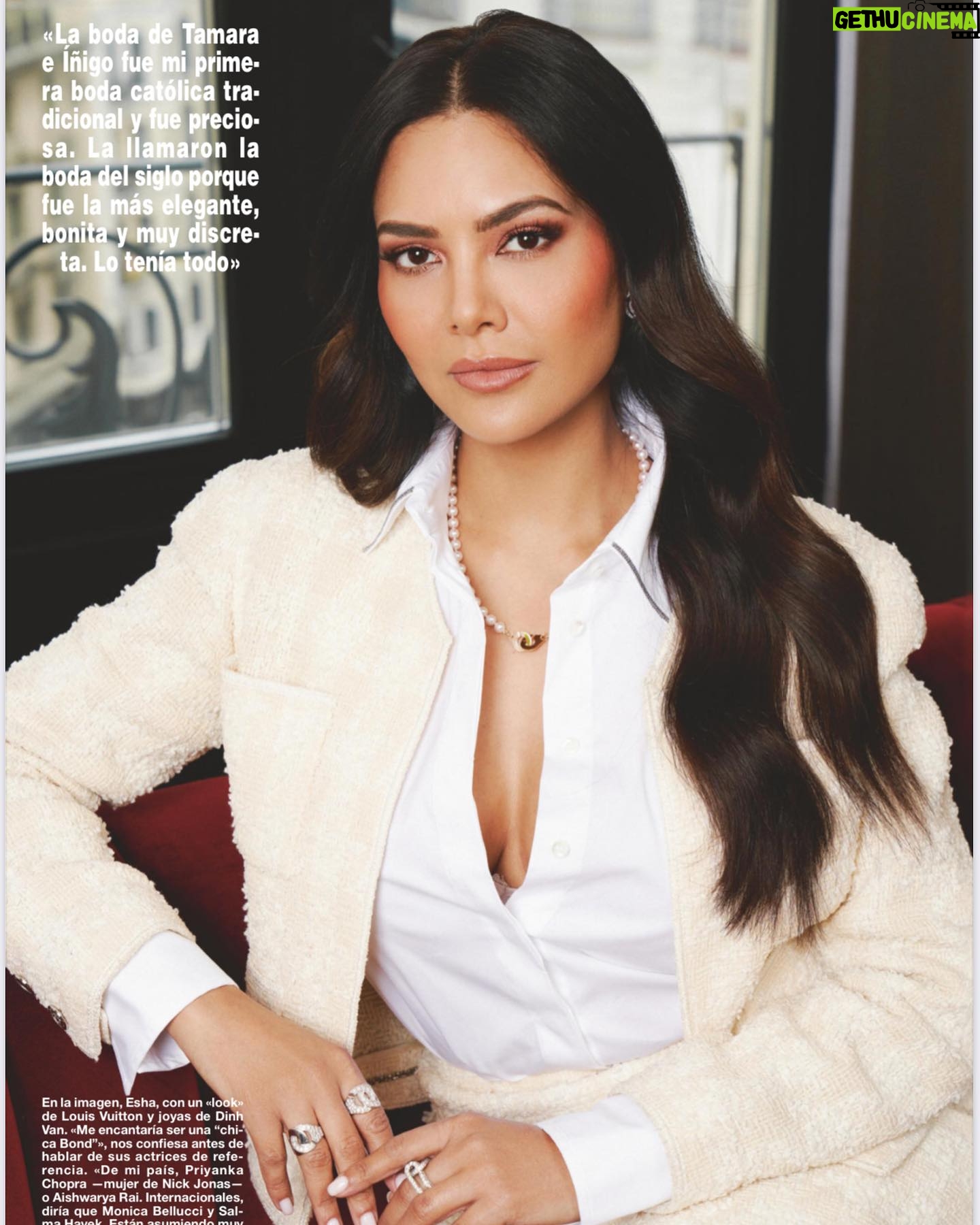 Esha Gupta Instagram - Thank you @holacom for the feature Much love to @antodieguez for articulating my feelings with such gentle touch. Thank you to the whole team, especially my friend @victorblancostudio for always being there for me♥️ Best team @chusac @j.ramirez_stylist @belencasado_ @juanmiguel_herrero @robertoramosmakeup Look @dolcegabbana @louboutinworld @dinhvanparis