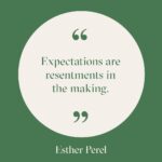 Esther Perel Instagram - “Today, we turn to one person to provide what an entire village once did: a sense of grounding, meaning, and continuity. At the same time, we expect our committed relationships to be romantic as well as emotionally and sexually fulfilling. Is it any wonder that so many relationships crumble under the weight of it all?” - Mating in Captivity. Our expectations of our partners have never been so high. We often put too much pressure on our romantic partners and have unrealistic expectations for them. We expect a lover, best friend, co-parent, advisor, and more, and people usually can’t fulfill all of these different needs all of the time. You slowly begin to realize that person doesn’t necessarily conform to your expectations. When these expectations are not met, these become the source of disappointment, resentment, and misunderstanding — and eventually, suffering and pain. How do we steer clear of resentment and pave the way for thriving relationships? As Eli Finkel explains, it often involves adjusting our expectations without necessarily diminishing them. Rather than lowering our standards, we might find success in recalibrating them and diversifying our approach by inviting others to contribute to fulfilling our relational needs. And be sure to engage in new experiences together. While sticking to familiar and enjoyable activities can strengthen the friendship aspect, true depth and intimacy often require venturing outside our comfort zones and embracing risk through new experiences with our partner.