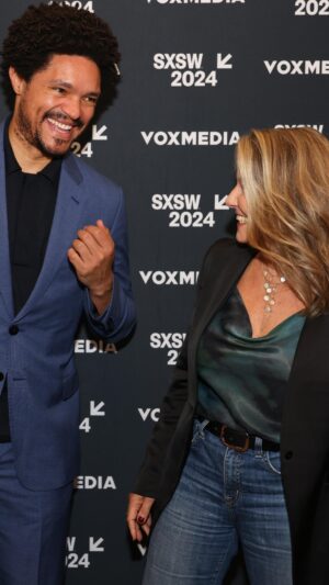 Esther Perel Instagram - My full conversation from @SXSW on the @VoxMedia stage with @Trevornoah is now available! Join us as we explore laughter’s role in navigating life’s complexities and much more. From shared moments of humor to invaluable insights, including my advice on becoming a better listener, and Trevor’s tips on conquering stage fright as I prepare for my U.S. tour. Listen now on “Where Should We Begin?” through the link in my bio. Stay tuned for the Audience Q A, exclusively on my Apple Podcasts subscription later this week.

Cover Photo Credit: Rick Kern/Getty Images for Vox Media