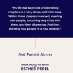 Esther Perel Instagram - Friendships are their own love stories. Our friends provide continuity in an ever-changing world. They accompany us through the trials and tribulations of lovers that come and go, job changes, family rifts, births, deaths, and recoveries. And in the case of Neil Patrick Harris it's his 50th birthday that has brought friends from all the corners of his life together- which as he tells me can bring some anxiety too. In my new Apple Podcasts subscription episode, I'm joined by the actor and Tony Award winner @nph for an intimate chat. Visit the link in my bio to begin your free trial and join in on the conversation.