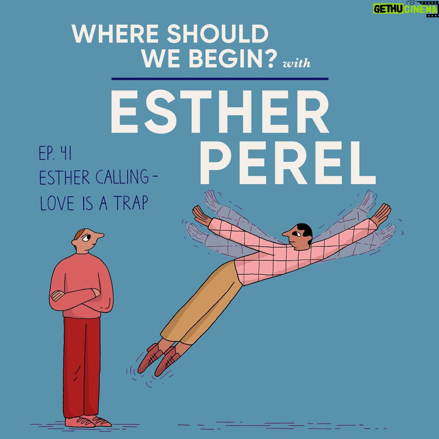 Esther Perel Instagram - Ever find yourself stuck in a loop, replaying past relationships or dreaming of a future escape? Tune in to the latest episode of Where Should We Begin? titled Love is a Trap through the link in my bio, as we unravel the ties between childhood wounds and the suffocating embrace of love.