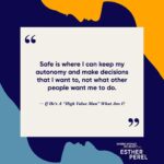 Esther Perel Instagram - Ever found yourself in relationships where you ask yourself, “Why do I stay when I know I deserve better?” You’re not alone. In a new episode of “Where Should We Begin?”, I unravel the heartbreaking struggle of a woman stuck in a cycle of toxic love. Tune in as we explore the reasons behind her repeated return to familiar pain, and shed light on the path to breaking free. Listen to “If He’s A “High Value Man” What Am I?” through the link in my bio.