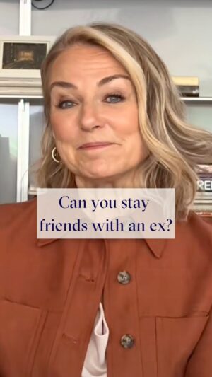 Esther Perel Instagram - In the past, when a relationship ended, that was it. Most of the time you had no way of finding the person anymore. You had moved. They had moved. Yet, in the present day, we possess the capability to sustain connections, whether by choice or circumstance. I’m frequently asked the question, “When two people break up should there be an expectation of friendship?” Additionally, “Is this even possible?”

This question has to be put in context, considering factors such as life stage, age, and the nuances of the breakup. And it’s important to allow for some time, a transitional period between the end of the relationship and the start of a friendship. 

Can people stay friends with people they once had a romantic relationship with? Absolutely. Can people do so in a way that is not threatening to their current relationship? Of course that too. The question is a question of trust, of mutual respect, of openness, and of clear boundaries.

(Video credit: @thecut)