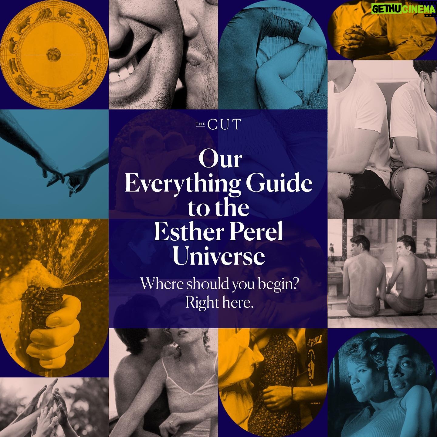 Esther Perel Instagram - It’s been 17 years since psychotherapist Esther Perel published her first best-selling book, 'Mating in Captivity,' introduced the idea of “erotic intelligence” (or at least an updated, 21st-century version of it) into the public consciousness, and soon became a TED Talk star (her first talk has over 20 million views and counting). Today, we are thrilled to welcome @estherperelofficial to the Vox Media Podcast Network, where the latest season of her podcast 'Where Should We Begin?' is now available. Over five seasons of 'Where Should We Begin?,' Perel brought her audience into the therapy room, letting them listen in as she conducted real sessions with real couples untangling very real issues. For the new season, Perel’s team received 6,000 applicants; among them, there’s a couple split apart by the war in Ukraine, one woman worried she’s being gaslighted by her partner, and of course, more stories about infidelity. As we welcome the podcast to the New York podcast family, the Cut has put together an Esther Perel syllabus: a guide to her approach to therapy and relationships, her body of work, and references, plus a few behind-the-scenes glimpses into the process of making the show. Whether you’re a die-hard fan who has already subscribed, are tuning in for the very first time, or just want to know Perel’s favorite sexy movies, there’s surely something at the link(s) in bio to up your erotic IQ. Photo-illustration by The Cut