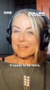 Esther Perel Instagram - For the latest episode of Dua Lipa: At Your Service, @dualipa is in conversation with relationship expert Esther Perel (@estherperelofficial). In this clip, they explore the impact of a dissatisfied mindset on relationships: ‘You find yourself leaving a relationship, not because you are unhappy, but because you could be happier. And then you are in pursuit all the time,’ says Esther. For more valuable insights from Esther, listen to the full episode on your preferred podcast platform or ad free in the UK on @bbcsounds! You can also join Esther on a journey to understand human connection and modern relationships on her podcast, ‘Where Should We Begin?’, which returns on 10 July, with new episodes weekly.