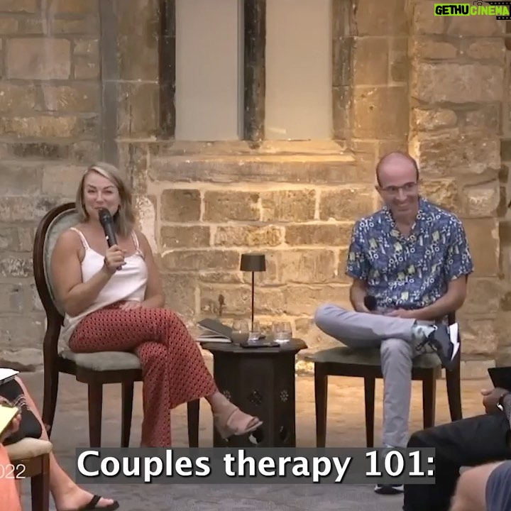 Esther Perel Instagram - What is polarization, and how does it affect interpersonal relationships or social-political trends through history? In August 2022, @estherperelofficial and Yuval Noah Harari sat down to explore these questions, in a free-flowing conversation hosted by @alpinefellowship. To watch the full session, visit the link in the bio.