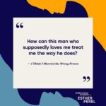 Esther Perel Instagram – In a brand new episode of Where Should We Begin? titled “I Think I Married the Wrong Person” I sit down with a couple grappling with familiar struggles. She gets angry when she feels devalued and put down. He intellectualizes and rationalizes instead of sympathizing. These four quotes offer a glimpse into the journey of this episode — tune in as I help them understand each other and break down the defensive barriers they’ve built.