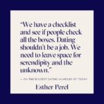 Esther Perel Instagram - In just a few weeks, I kick off the first show of my U.S. tour. To me, each city is not just a venue but an interactive 3,000-person group date, imbued with the potential for connection and dialogue. Ahead of this journey, I spoke with @nylonmag about how I prepare for what feels like a collective experience—my live show. Along the way, I shared some of my most valuable dating insights and advice. Read my full conversation with @laurapitcher through the link in my bio.